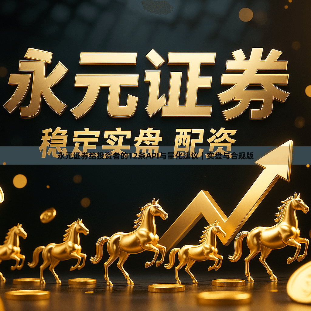 永元证券给投资者的12条API与量化建议｜实盘与合规版