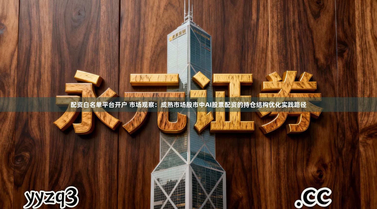 配资白名单平台开户 市场观察：成熟市场股市中AI股票配资的持仓结构优化实践路径